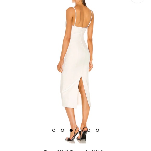 Worn ONCE white midi dress from revolve - Picture 2 of 4